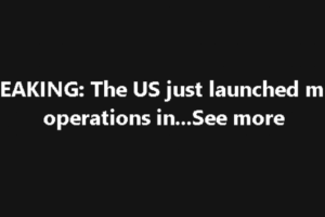 BREAKING – The US just launched military operations in! SOTD