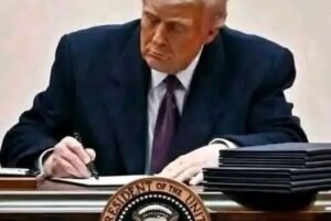 Breaking News. Donald Trump signs a decree to buy everything…