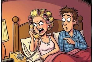 A married couple was asleep when the phone rang at 2 in the moRrning