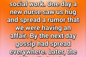 A Simple Hug at Work Led to a Major Misunderstanding and an Unexpected Lesson About Assumptions