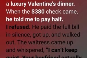 A Valentine’s Dinner Meant to Be Romantic — Until the Night Took a Turn No One Expected.