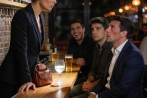 When I heard my husband telling his friends, between bursts of laughter, that he doubted “this joke of a marriage” would last another year because I “wasn’t even on his level,” something inside me broke—but not in my voice.