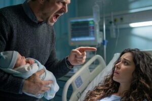 My hubby grabbed our baby for the first time, then yelled, “This is not my child, I need a DNA test!”