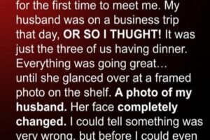 A simple dinner with family turned into something unforgettable after an unexpected finding.