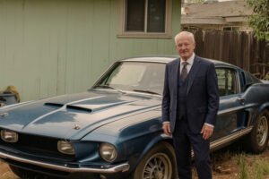 When I Was Reading My Father’s Eulogy, My Stepmother Sold His Favorite Car – She Turned Pale After Discovering What Was Hidden Under the Spare Tire