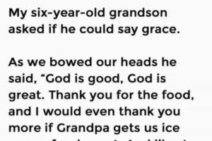 This message is dedicated to every grandfather out there.