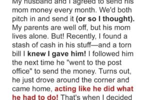 My husband got a lesson he’ll never forget after I discovered he had been secretly keeping the money meant for his own mother.
