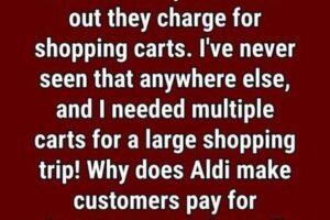 The surprising reason why Aldi charges customers to use shopping carts.