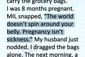 When my pregnancy was dismissed and no one seemed to care—until one unexpected voice finally stood up for me.