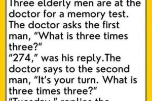 Three Elderly Friends Walk Into a Doctor’s Office for a Memory Test — What Happens Next Turns Into a Hilarious, Emotional Journey About Aging, Friendship, Laughter, Resilience, and the Beautiful Way Seniors Hold On to Joy Even When Memories Begin to Slip Away