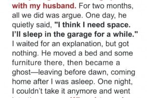 My Husband Argued with Me and Said He Would Live In the Garage – I Filed for Divorce After Entering There Unannounced One Day