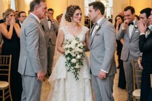 On my wedding day, my father was stunned when he saw the br:uises on my face. “My dear daughter… who did this to you?”