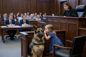 Three Year Old Whispered To A Police Dog In Court And Then Pointed To The Truth No One Could Ignore