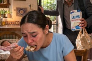 I give my mother 1.5 million pesos a month to take care of my wife after she gives birth. But when I came home unexpectedly early, I found her secretly eating a bowl of spoiled rice mixed with fish heads and bones. What happened next was even more terrifying…