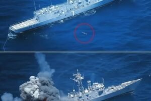 USS Rodney M. Davis (FFG-60) Sink After hit by…See more below