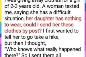 I thought I was doing a simple act of kindness by giving away some clothes I no longer needed—but what happened next completely surprised me. When the items returned, they carried something unexpected, leaving me shocked and curious. That moment turned a simple donation into a story I’ll never forget, reminding me that even small actions can have unforeseen consequences.