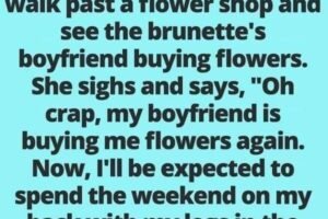 Boyfriend buys flowers again, and the brunette isn’t thrilled—but the blonde’s comeback is pure gold! 😱🤣 Check the first comment 👇👇