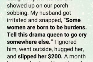 I gave my pregnant neighbor 0 because I felt sorry for her. I didn’t know that money was just the beginning of my husband’s secret.