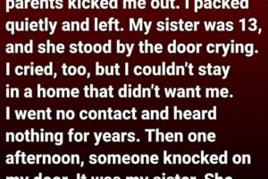 At 18, I Had to Leave Home—Years Later, an Unexpected Knock Changed Everything