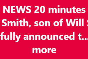 SAD NEWS 20 minutes ago, Jaden Smith, son of Will Smith, painfully announced t… See more