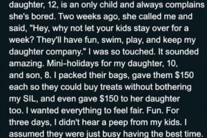 I Thought My Kids Were Living Their Dream Vacation at My Sister-in-Law’s Perfect House With a Pool, Games, and Endless Fun Until One Text Message From My Daughter Shattered Everything I Believed and Forced Me to Confront a Situation I Never Saw Coming as a Parent