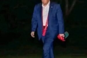 Late-Night Sighting: Trump Spotted With Mysterious Item
