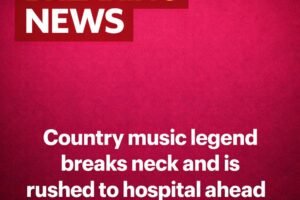 Country music legend, 87, breaks neck and is rushed to hospital ahead of new album launch