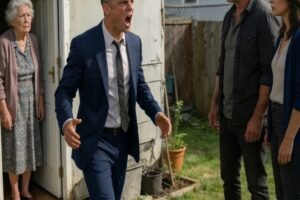 My grandson came by and asked why I was staying in a small room out back.