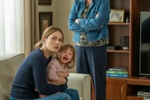 I knew something was wrong the moment my baby girl reached for food like she hadn’t eaten all day,” I said, staring at my mother-in-law as dirt clung to my daughter’s dress and tears trembled in her eyes.