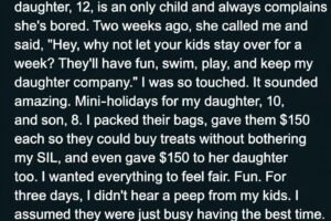 I Thought My Kids Were Living Their Dream Vacation at My Sister-in-Law’s Perfect House With a Pool, Games, and Endless Fun Until One Text Message From My Daughter Shattered Everything I Believed and Forced Me to Confront a Situation I Never Saw Coming as a Parent