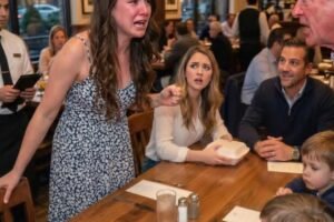 “Your kids can eat when you get home,” my dad said, tossing them napkins while my sister boxed  pasta for her boys. Her husband laughed, “Feed them first next time.” I just said, “Got it.” When the waiter returned, I stood up and said…