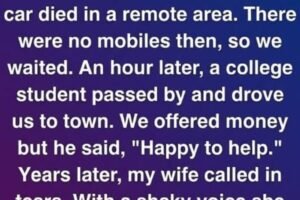 How One Selfless Student Made a Difference in a Critical Moment