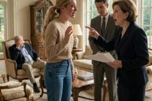 The day I became his wife, I told no one about the company my father spent 40 years building— and thank God I stayed quiet, because six weeks later, his mother arrived with an attorney… Her documents meant nothing.