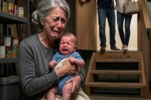My son and his wife locked me and my 3-month-old granddaughter in the basement, shouting, “Stay here, you noisy brat and old hag!” before flying off to Hawaii. When they came back, the smell hit them first—and they were horrified, asking