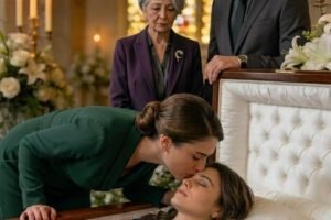 At My Daughter’s Funeral, Her Husband’s Mistress Leaned In and Whispered, “I Won”… Until the Lawyer Stepped Forward and Read the Will