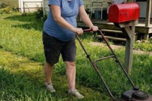 I Mowed the Lawn for the 82-Year-Old Widow Next Door – The Next Morning, a Sheriff Woke Me up with a Request That Made My Blo:od Run Cold