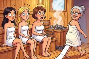 Four Women in a Sauna—What Happened Next Will Surprise You