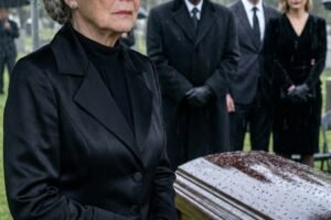 My son skipped his father’s funeral for a party. That night, I found a clause letting me decide his inheritance. By morning, one decision erased everything he expected.