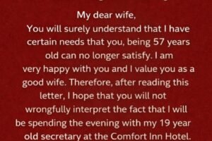 Husband Left a Note Saying He’d Spend the Night With His 19-Year-Old Secretary—But His Wife’s Reply Was Even More Savage