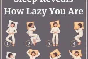 Your Sleeping Position Reflects Your Level of Lazines!