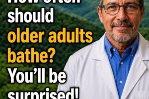 How often should people over 70 bathe? 7 key things to know