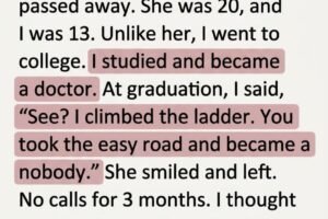 THE WHITE COAT SHE PAID FOR
