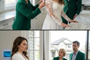 When my mother-in-law tore my white dress in the middle of my kitchen, she screamed, “My son pays for everything in this house!” My husband stood beside her and said nothing.