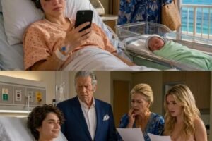 After my car acci:dent, Mom refused to take my six-week-old baby, saying, “Your sister never has these emergencies.” She went on a Caribbean cruise. From my hospital bed, I hired care and stopped the ,500-a-month support I had paid for nine years—6,000. Hours later, Grandpa walked in and said…