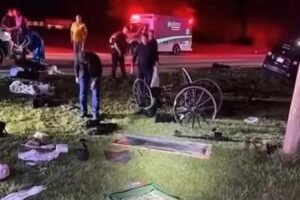 Jeep plows into Amish buggy