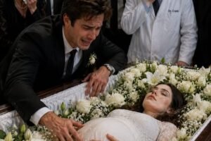 The air in the crematorium was thick, smelling of ozone and the suffocating perfume of lilies