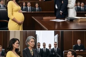 My husband pointed at my eight-month pregnant belly and told the judge, “She has no income and no family support. I demand full custody.” His mistress leaned on his shoulder, already playing the stepmother.