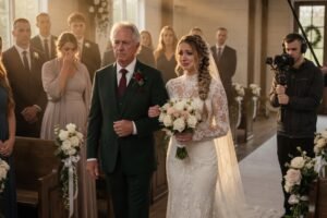 When My Parents Chose a Luxury Trip Over My Wedding Day, I Faced Heartbreak Alone—Until My Father-in-Law Stepped Forward, Took My Hand, and Walked Me Down the Aisle, Creating a Powerful Moment of Love, Loyalty, and Belonging That Touched Millions and Redefined What Family Truly Means