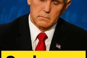 Mike Pence with tears in their eyes make the sad announcement..