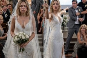 I walked down the aisle with a spl:it lip and a torn veil. My fiancé smirked at his groomsmen and said loudly, “She needed a reminder of who’s boss before we sign the papers.”